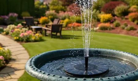 SolarSplash bringt den Garten mit Vögeln und Bewegung zum Leben